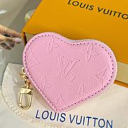 LOUIS VUITTON | Monogram Miroir Heart Coin Purse Pink - 2