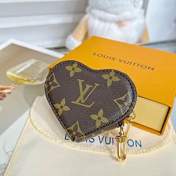 LOUIS VUITTON | Monogram Miroir Heart Coin Purse Monogram