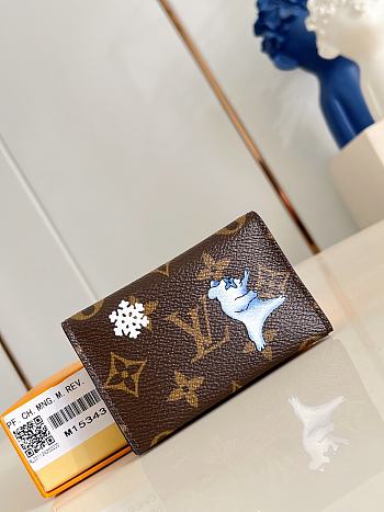 LOUIS VUITTON | Slim Card Holder Monogram Snowy Pearl