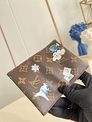 LOUIS VUITTON | Slim Card Holder Monogram Snowy Pearl - 6