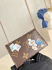 LOUIS VUITTON | Slim Card Holder Monogram Snowy Pearl - 5