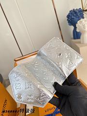 LOUIS VUITTON | Victorine Wallet Monogram Empreinte Silver - 6