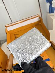 LOUIS VUITTON | Victorine Wallet Monogram Empreinte Silver - 2