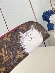 LOUIS VUITTON | Charlotte Pencil Case Burgundy Red - 3