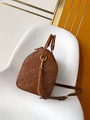 LOUIS VUITTON | Speedy Soft 30 Monogram Emprint Bag in Brown - 6