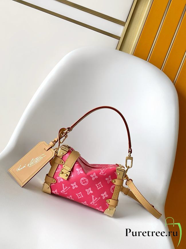 LOUIS VUITTON | MM Side Trunk Bag Other Monogram Canvas Pink - 1