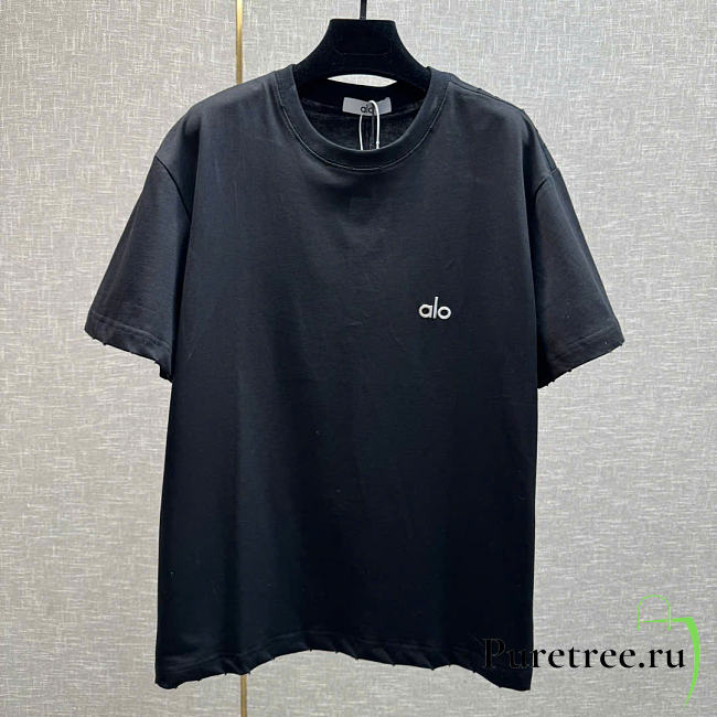 ALO | T-Shirt In Black/White - 1