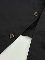 LOUIS VUITTON | Monogram Embossed Pocket Collar Long-Sleeve Shirt Black - 2