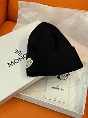 Moncler Hat In Black Color - 3