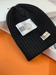 Moncler Hat In Black Color - 2