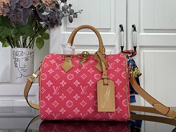 LOUIS VUITTON | Speedy Bandouliere 25 Other Monogram Canvas Pink