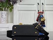 LOUIS VUITTON | Capucines Mini Bag In Black Size 21x14x8 cm - 4