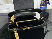 LOUIS VUITTON | Capucines BB Bag In Black Size 27x18x9 cm - 6