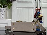 LOUIS VUITTON | Capucines Mini Bag In Taupe Size 21x14x8 cm - 5