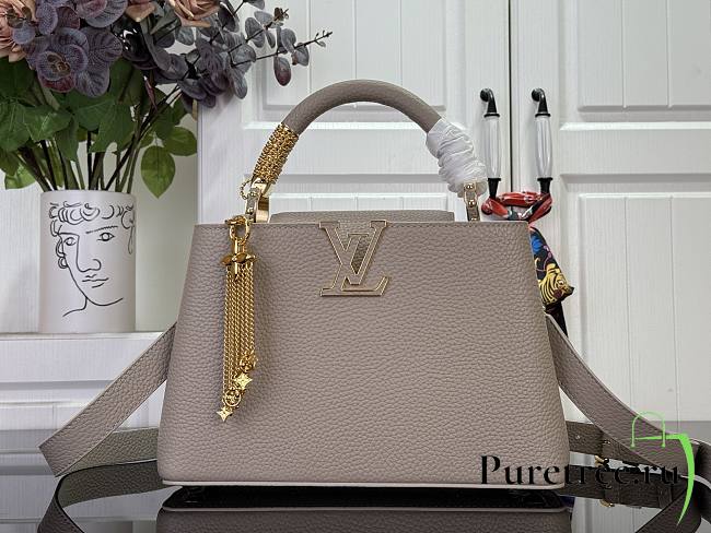 LOUIS VUITTON | Capucines BB Bag In Taupe Size 27x18x9 cm - 1