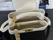 LOUIS VUITTON | Capucines BB Bag In Ivory Size 27x18x9 cm - 4