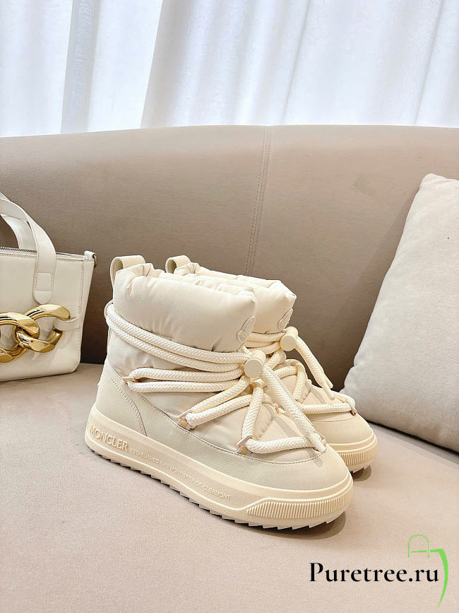 MONCLER | Altive Mid Snow Boots Ivory - 1