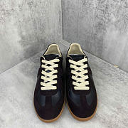 Maison Margiela suede sneakers in black - 1