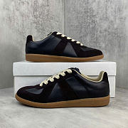 Maison Margiela suede sneakers in black - 6