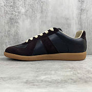 Maison Margiela suede sneakers in black - 4