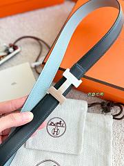 Hermes Mini Constance epsom 24 mm blue - 5