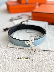 Hermes Mini Constance epsom 24 mm blue - 3