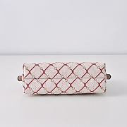 GUCCI | GG Emblem Small Shoulder Bag Pink/red GG fabric - 3