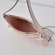 GUCCI | GG Emblem Small Shoulder Bag Pink/red GG fabric - 2