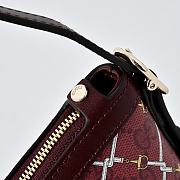 GUCCI | GG Emblem Small Shoulder Bag Red/pink GG material - 5