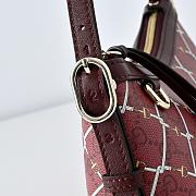 GUCCI | GG Emblem Small Shoulder Bag Red/pink GG material - 4