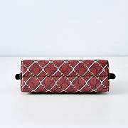 GUCCI | GG Emblem Small Shoulder Bag Red/pink GG material - 2