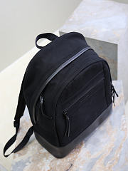 YSL | Saint Laurent Black Canvas City Backpack   - 4