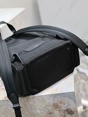 YSL | City Leather-Trimmed ECONYL Backpack In Black - 6