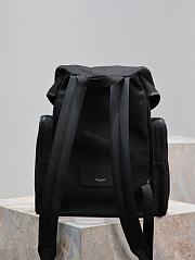 YSL | City Leather-Trimmed ECONYL Backpack In Black - 5