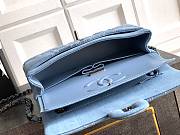 CHANEL | Embroidered Denim Perfume Bottle Single Flap Bag 25 cm - 5