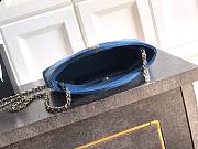 CHANEL | Clutch with chain Washed Denim & Gold-Tone Metal Light Blue & Dark Blue - 3