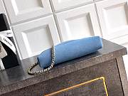 CHANEL | Clutch with chain Washed Denim Blue - 3