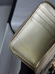 CHANEL | Zippered Coin Case Champagne Gold - 2