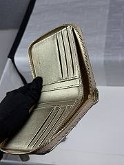 CHANEL | Zippered Coin Case Champagne Gold - 4