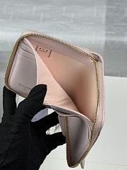CHANEL | Zippered Coin Case Carviar Gold Hardware Light Pink - 4