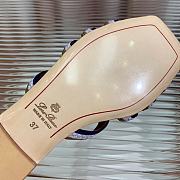 Loro Piana Sprightly Charms sandals purble/green - 6