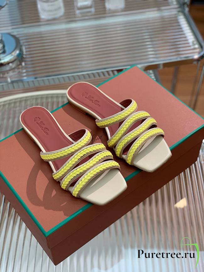 Loro Piana Sprightly Charms sandals yellow - 1