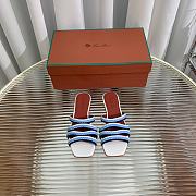 Loro Piana Sprightly Charms sandals blue - 5