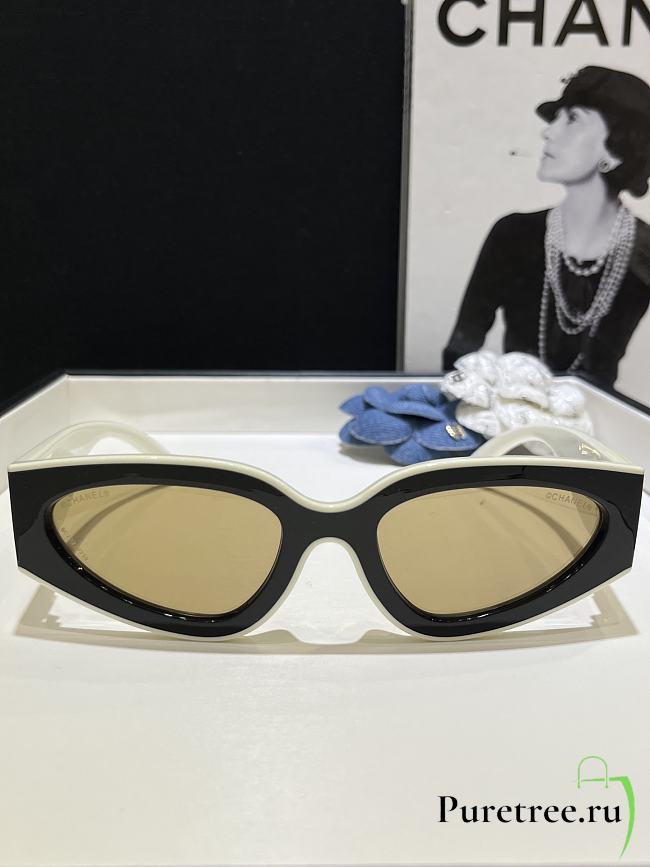 CHANEL | Panda-themed sunglasses brown CH6056 - 1