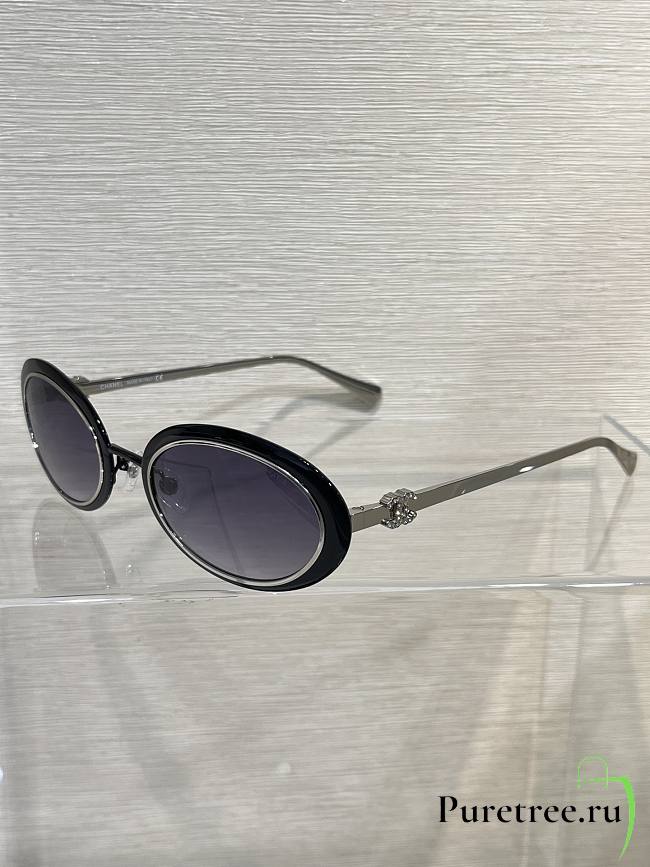 CHANEL | Style oval metal frame sunglasses CH5278 - 1