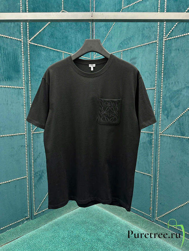 Loewe Relaxed fit T-shirt in cotton Black - 1