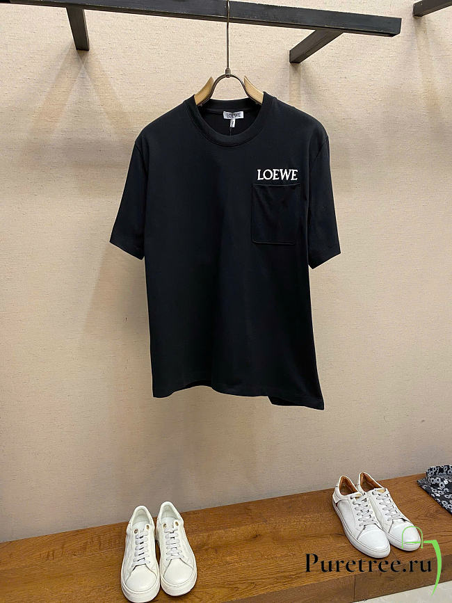 Loewe Pocket Cotton In Black - 1
