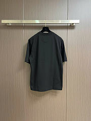 Fendi Black T-Shirt with Zip Pocket - 5