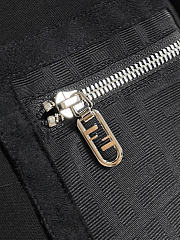 Fendi Black T-Shirt with Zip Pocket - 2