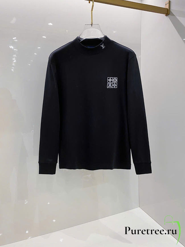 Louis Vuitton Long-Sleeve Shirt Black - 1
